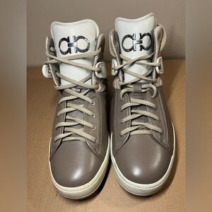 Authentic Salvatore Ferragamo Men’s High Top sneaker size 13